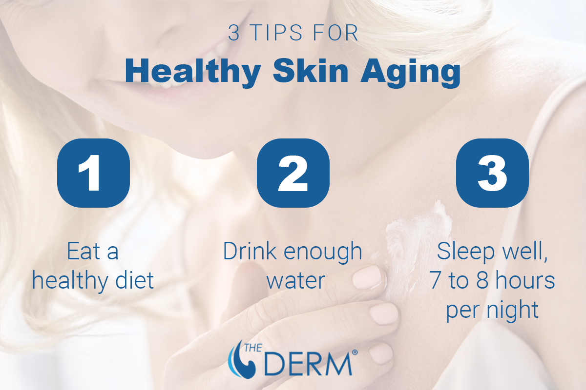 healthy skin aging tips