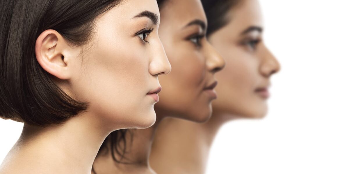 Multi-ethnic beauty and skincare. Group of beautiful women with a different ethnicity.